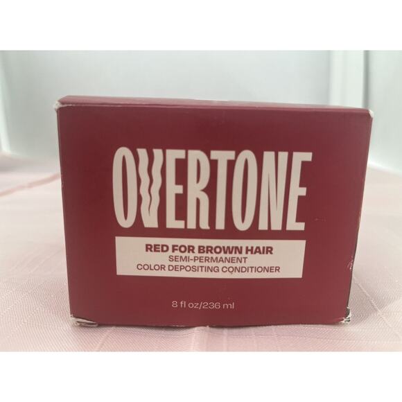 oVertone Hair Care Semi-Permanent Conditioner - Red for Brown - 8 fl oz BNIB - Picture 3 of 7